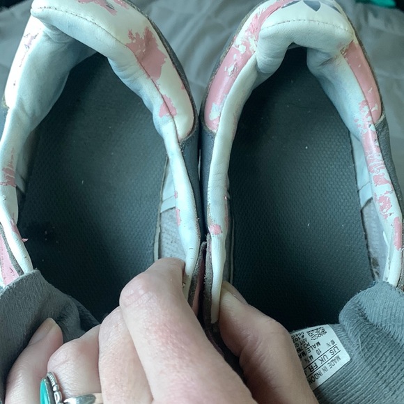 Adidas original Sambas sneakers grey pink triple stripe Sz 10.5 limited edition - Picture 7 of 14